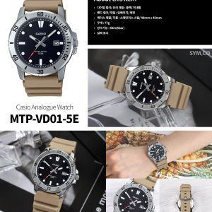 RELOJ CASIO MTP-VD01-5E